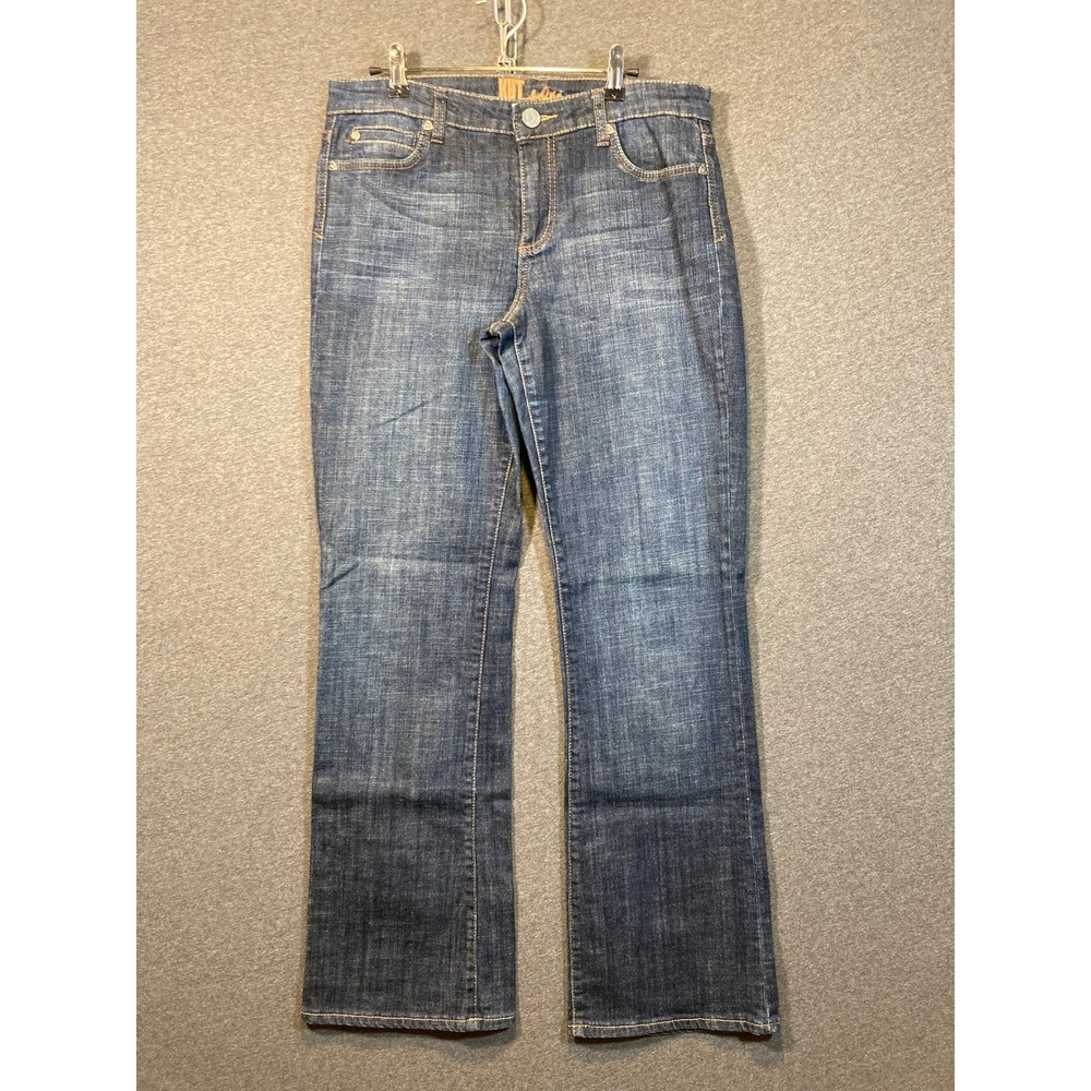 KUT from the Kloth Women Dark Wash Denim Jeans KP011FJMX5 Size 10 Straight